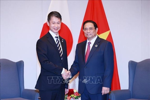 Primer ministro de Vietnam continua actividades en Hiroshima (Japon) hinh anh 1