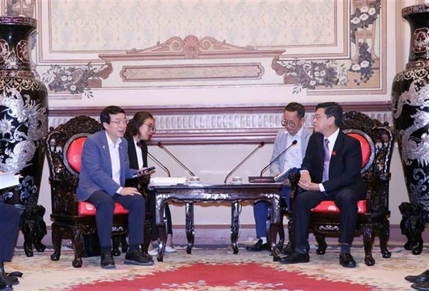 Consejos populares de urbes vietnamita y surcoreana agilizan cooperacion hinh anh 1