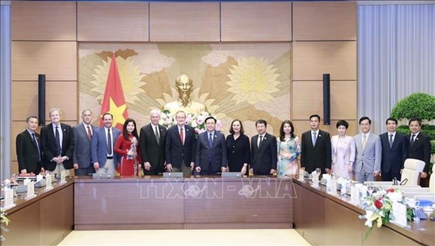 Presidente parlamentario de Vietnam recibe a delegacion de congresistas estadounidenses hinh anh 2