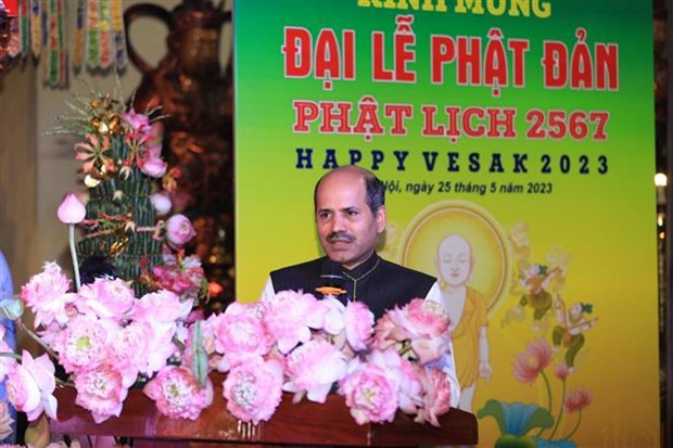 Mensajes y ensenanzas budistas contribuyen a consolidar nexos Vietnam-India hinh anh 2