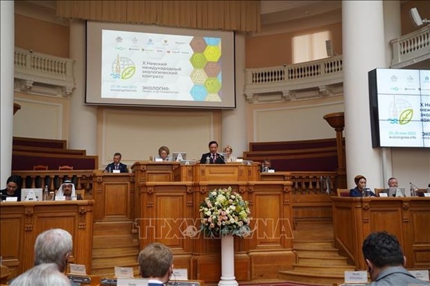 Vietnam participa en el decimo Congreso Ecologico Internacional Nevsky en Rusia hinh anh 1