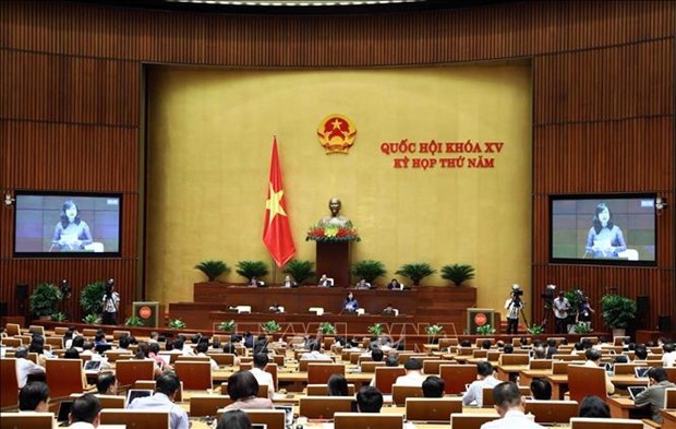 Septimo dia de trabajo del quinto periodo de sesiones del Parlamento vietnamita hinh anh 1
