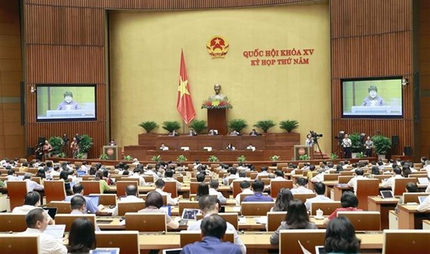Legisladores vietnamitas abordan tema de gestion y uso de recursos antiCOVID-19 hinh anh 1