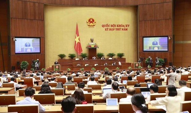 Parlamento vietnamita debate proyecto de la Ley de Transacciones Electronicas (modificada) hinh anh 1