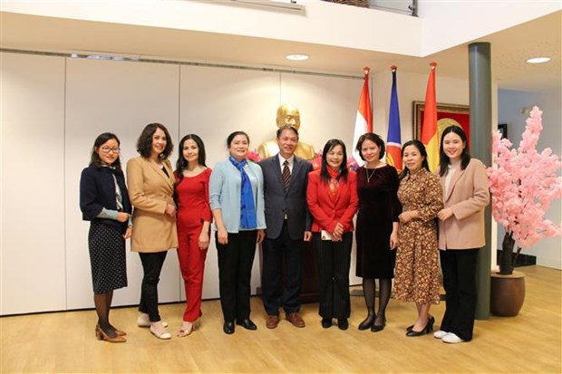 Buscan mejorar actividades de mujeres vietnamitas en los Paises Bajos hinh anh 1
