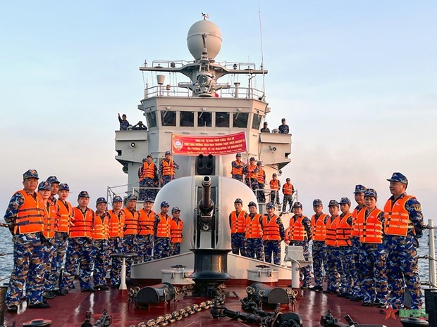 Buque vietnamita se une a ejercicio naval en Indonesia hinh anh 1