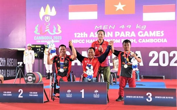 Vietnam ocupa segundo lugar en medallero de Juegos Paralimpicos regionales hinh anh 2