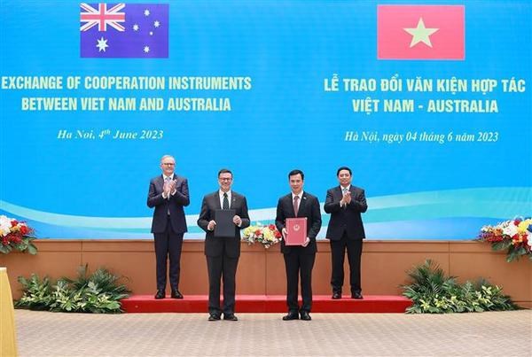 Firman Vietnam y Australia memorandum de cooperacion cientifica hinh anh 1