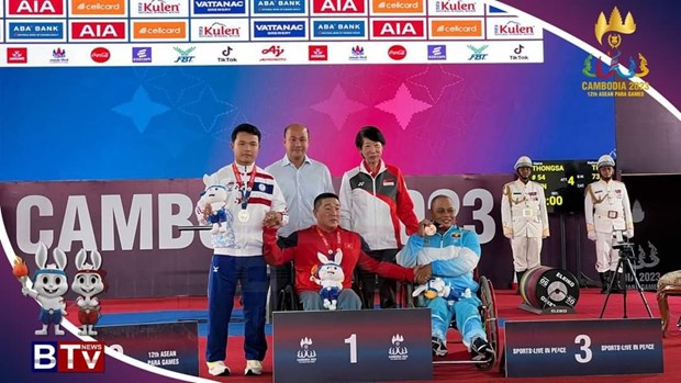 Vietnam obtiene nuevas medallas de oro en Juegos Paralimpicos regionales hinh anh 1