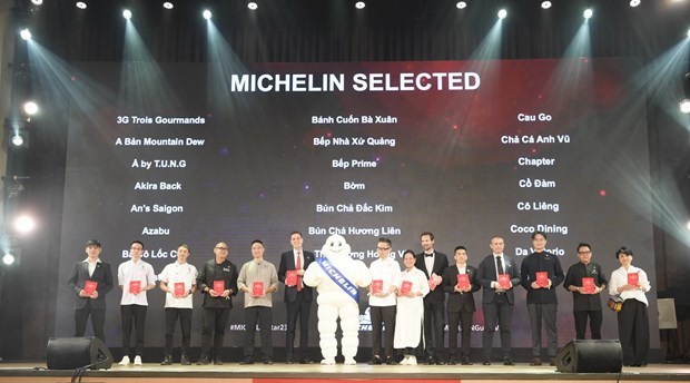 Guia Michelin honra por primera vez a 103 restaurantes vietnamitas hinh anh 1