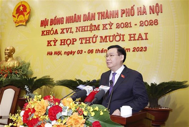 Consejo Popular de Hanoi inaugura su 12º periodo de sesiones hinh anh 2