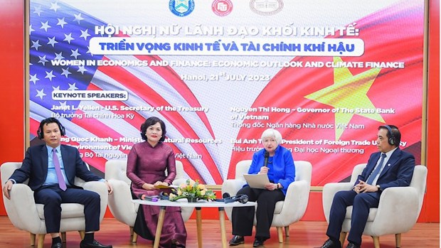 Vietnam y EE.UU. debaten medidas financieras de hacer frente al cambio climatico hinh anh 1