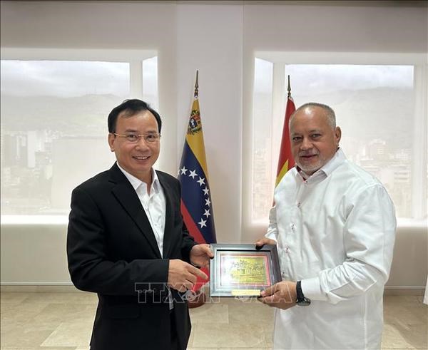 Robustecen Vietnam y Venezuela relaciones de amistad tradicional hinh anh 1