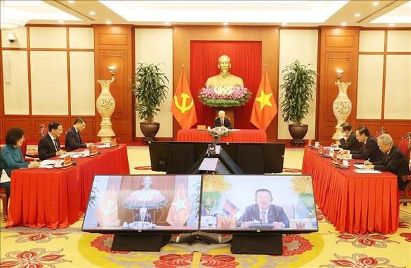 Vietnam y Camboya enfatizan importancia de la tradicion de solidaridad bilateral hinh anh 1