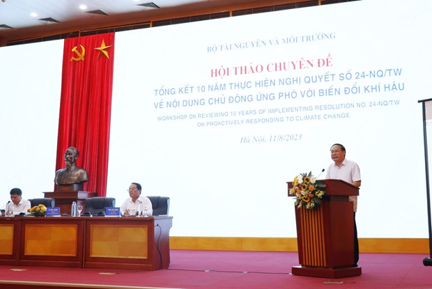 Vietnam presta atencion a la respuesta al cambio climatico hinh anh 1