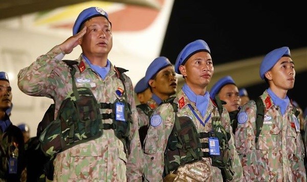 Cascos azules vietnamitas cumplen con exito mision internacional de paz hinh anh 1