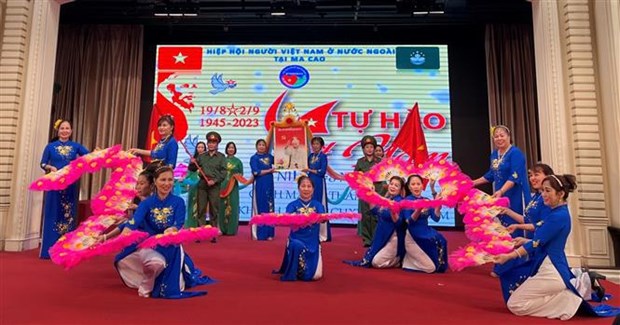 Vietnamitas en Macao (China) celebran el Dia Nacional hinh anh 1