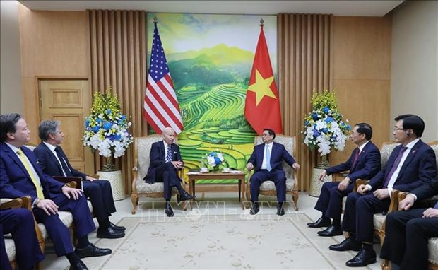 O Vietname aprecia os EUA como um importante parceiro estratégico, afirma o Primeiro-Ministro Hinh Anh 2