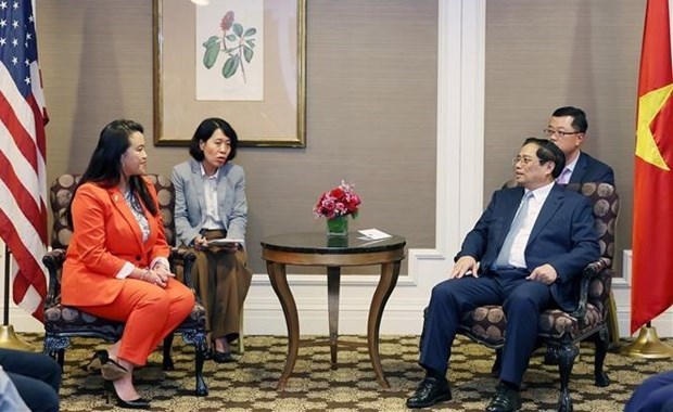 Premier vietnamita recibe a politicos del Area de Bahia de San Francisco hinh anh 1