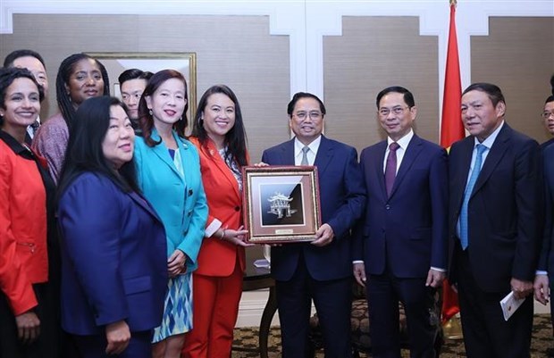 Premier vietnamita recibe a politicos del Area de Bahia de San Francisco hinh anh 2