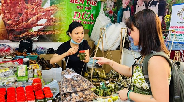 Amplia presencia de visitantes en festival en honor a cultura culinaria vietnamita hinh anh 1
