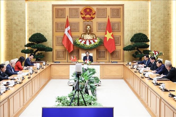 Vietnam y Dinamarca anuncian el establecimiento de Asociacion Estrategica Verde hinh anh 1