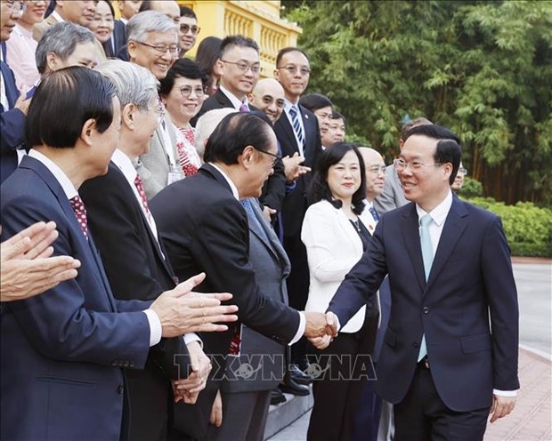 Presidente vietnamita recibe a cardiologos de la ASEAN hinh anh 1