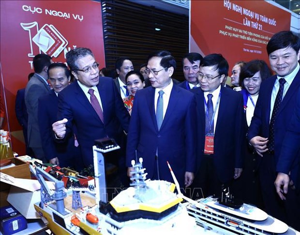 Conferencia Nacional 21 de Asuntos Exteriores de Vietnam debate futuras orientaciones hinh anh 1