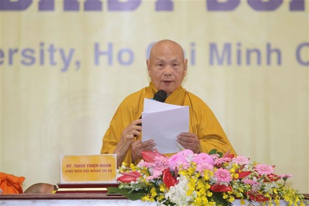 Comienza en Ciudad Ho Chi Minh Cumbre budista Vietnam-Laos-Camboya hinh anh 2