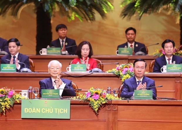 Inauguran VIII Congreso Nacional de Union de Agricultores de Vietnam hinh anh 1