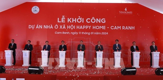 Comienza mayor proyecto de viviendas sociales en provincia vietnamita de Khanh Hoa hinh anh 1