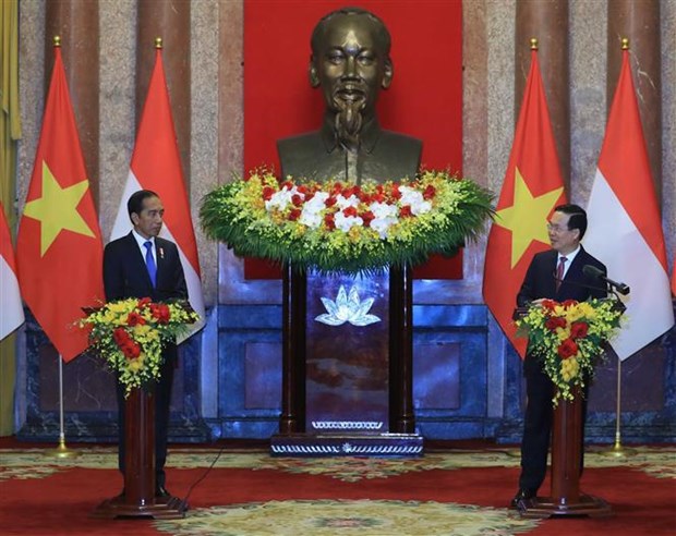 Vietname e Indonésia concordam em reforçar a parceria estratégica bilateral hinh anh 3