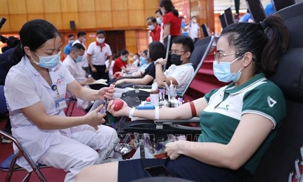 Donacion de sangre demuestra solidaridad y humanismo de pueblo vietnamita hinh anh 1
