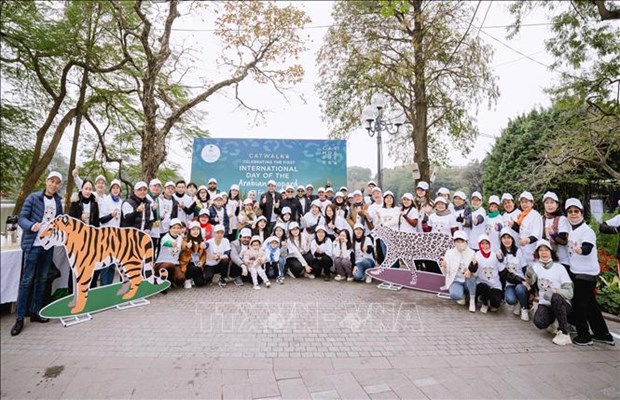 Organizan en Vietnam campana para impulsar conservacion de felidos hinh anh 1