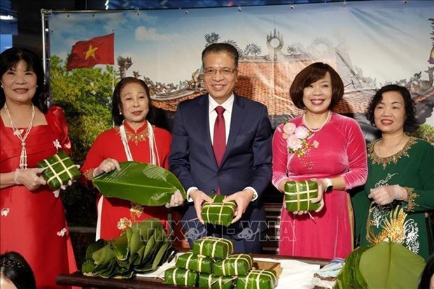 Vietnamitas en el extranjero celebran encuentros por el Ano Nuevo Lunar hinh anh 2