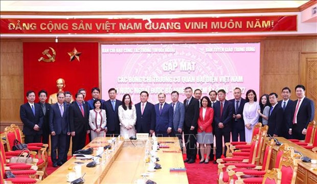 Destacan papel de misiones representativas de Vietnam en el exterior hinh anh 1