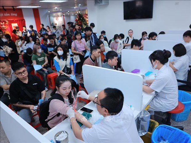 Emprenden mayor festival de donacion de sangre en Vietnam despues del Tet hinh anh 1