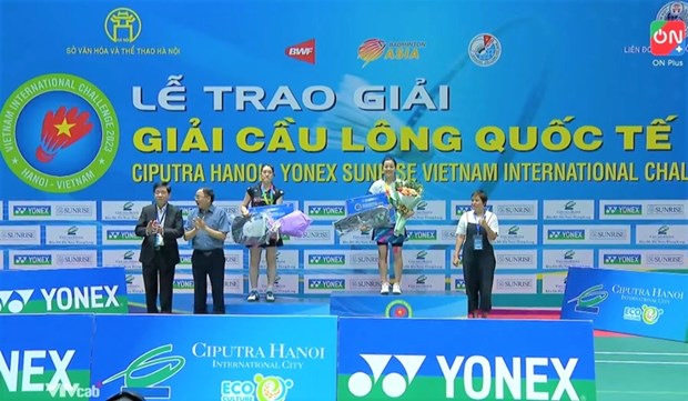 Efectuan el Torneo Internacional de Badminton Ciputra Hanoi hinh anh 1