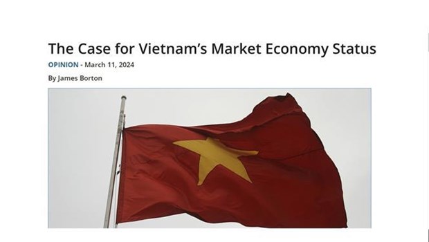 Analizan razones por las que EE.UU. deberia reconocer economia de mercado de Vietnam hinh anh 1