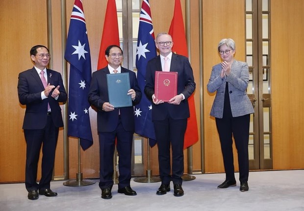 Asociacion Estrategica Integral Vietnam-Australia: Un progreso natural de nexos bilaterales hinh anh 1