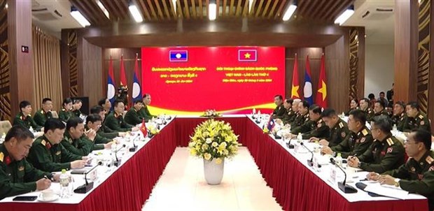 Efectuan IV Dialogo sobre Politica de Defensa Vietnam – Laos hinh anh 1