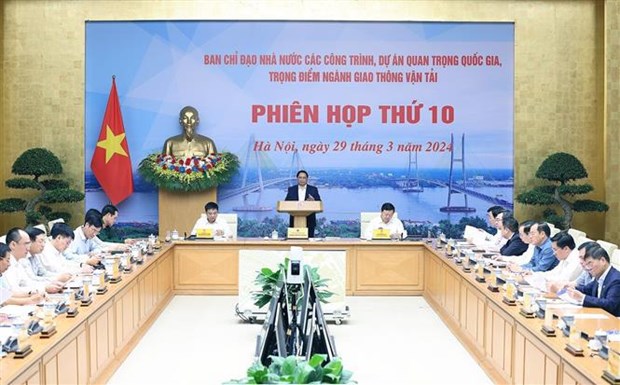 Instan a garantizar ritmo de ejecucion de obras de transporte claves de Vietnam hinh anh 1