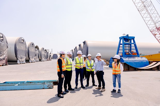 Turbinas eolicas hechas en Vietnam seran instaladas en proyecto surcoreano hinh anh 1