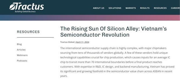 Vietnam: estrella en ascenso en panorama global de semiconductores hinh anh 1