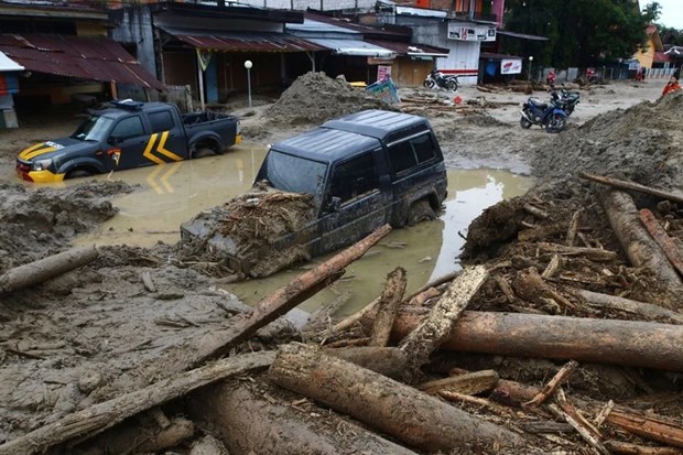 Indonesia: 18 muertos por un deslizamiento de tierra en Sulawesi del Sur hinh anh 1