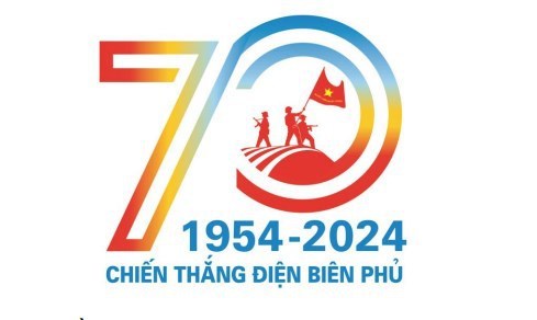 Logotipo oficial para el 70º aniversario de la victoria de Dien Bien Phu hinh anh 1