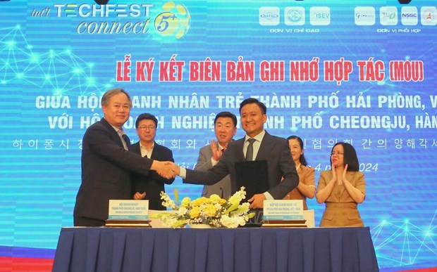 Conectan empresas innovadoras de Vietnam y Corea del Sur hinh anh 1