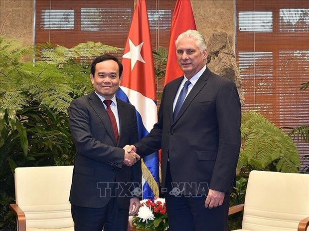 Cuba creara condiciones favorables para empresas vietnamitas, afirma su presidente hinh anh 1