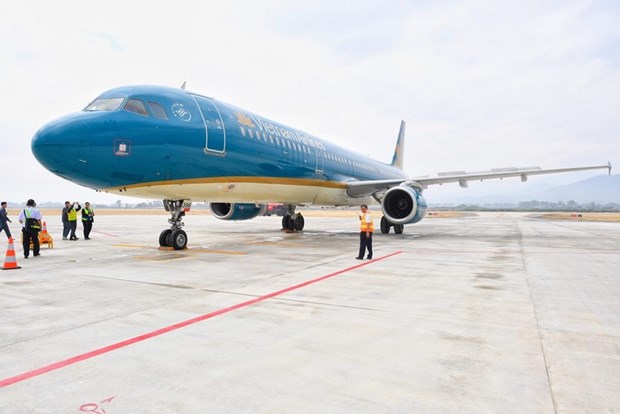 Vietnam Airlines aumenta sus vuelos para el 70º aniversario de victoria de Dien Bien Phu hinh anh 1