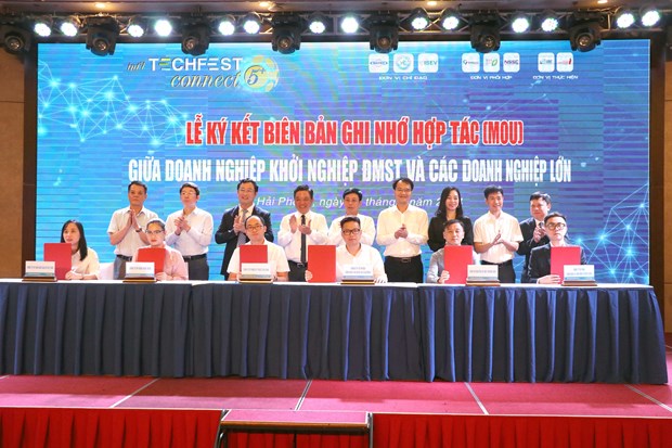 Hai Phong Techfest conecta a empresas vietnamitas y surcoreanas hinh anh 1